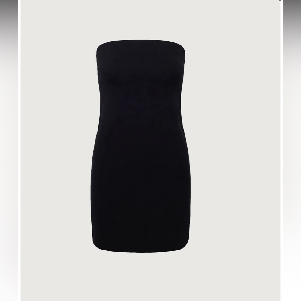 Black Strapless Dress